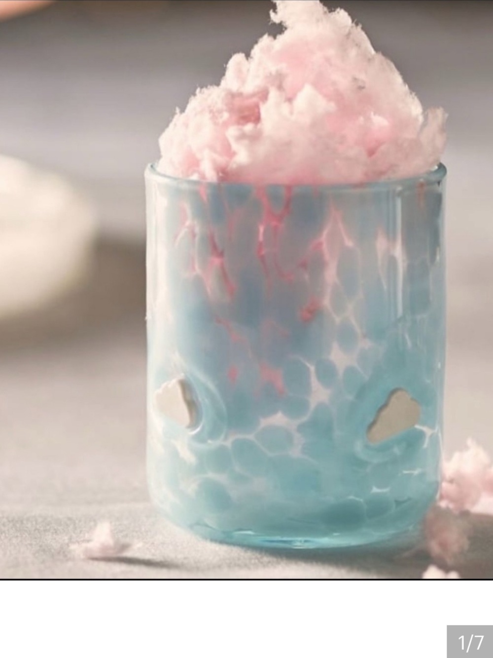 Anthropologie Icon Cloud Juice glass, NIB